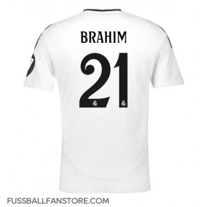 Real Madrid Brahim Diaz #21 Replik Heimtrikot 2024-25 Kurzarm